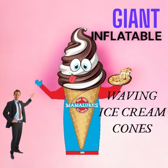 Custom Inflatable Ice Cream Cones