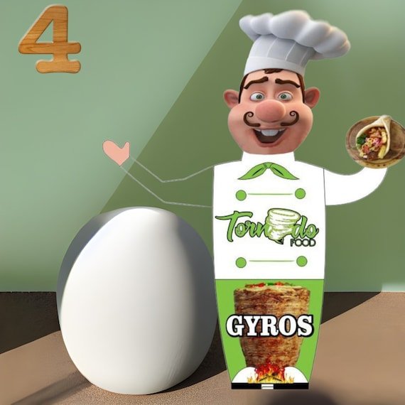Giant Inflatable Chef - Image 5