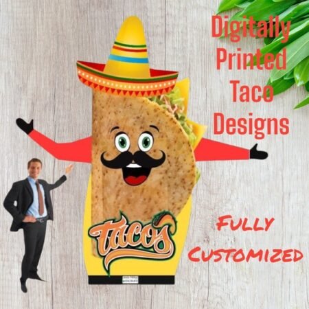 Taco Inflatable Tube Man for Restaurant Advertising.