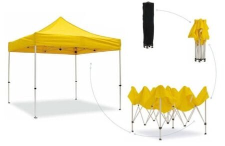Custom portable instant shade canopy with logo