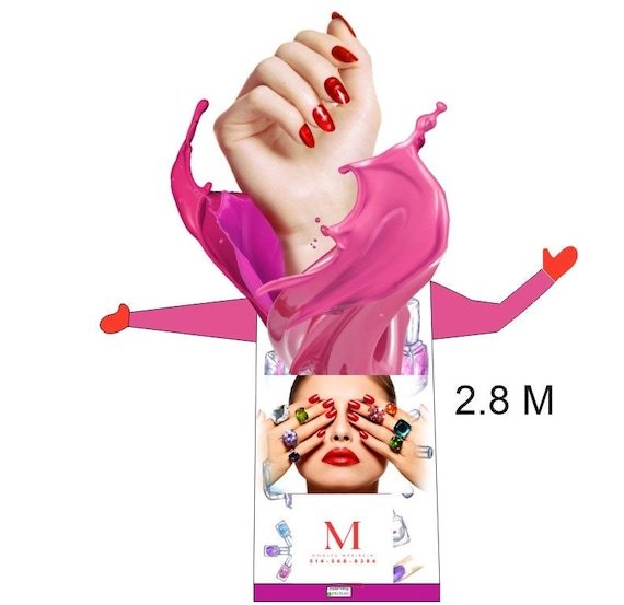 Boost Business with Custom Waving Inflatables for Nail Salons