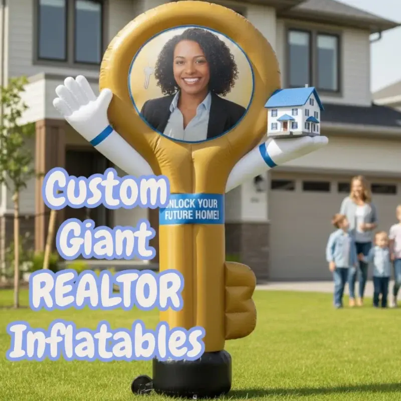 Open House Inflatable 🔑 Custom Advertising Inflatables for Real Estate: Drive Traffic with ...